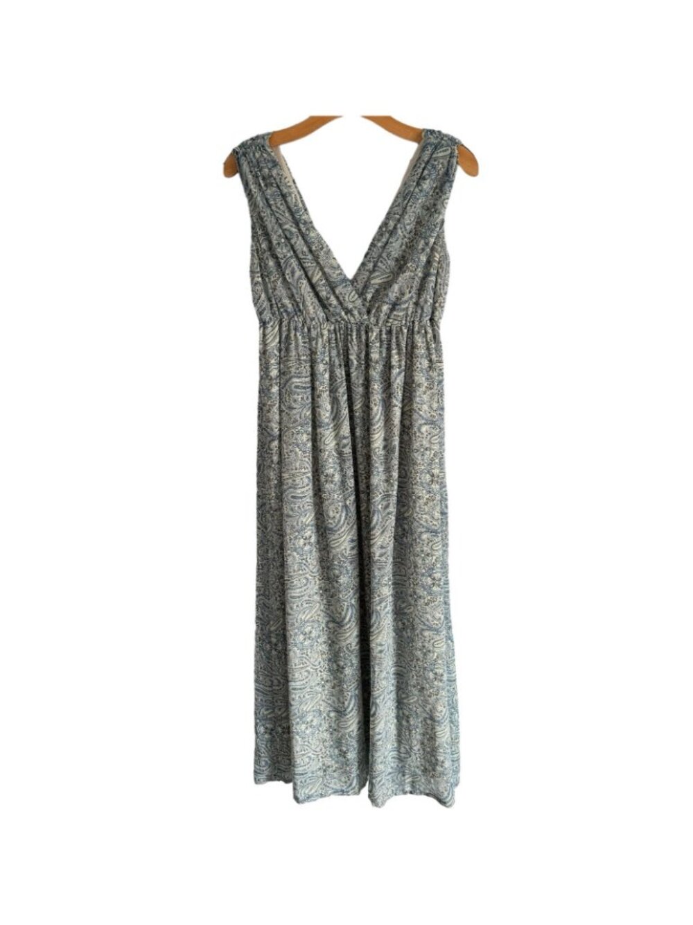 HM Dress Size 8 Light Blue Maxi Women Flare Dress.NWT - Picture 2 of 12